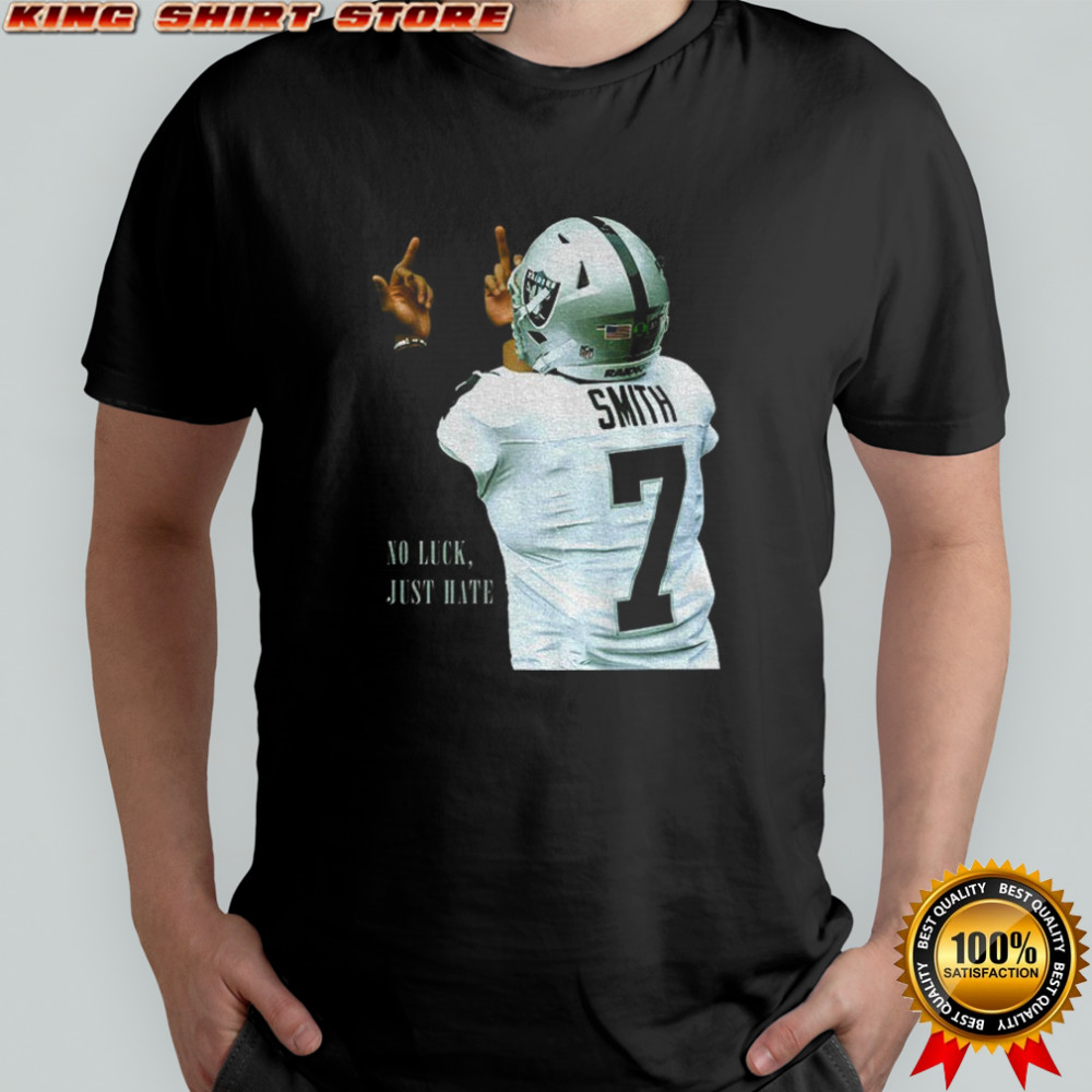 No luck just hate Geno Smith Flipping Off Fingers Up shirt