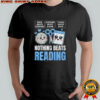 Nothing Beats Reading Rock Paper Scissors Funny Book Lover shirt