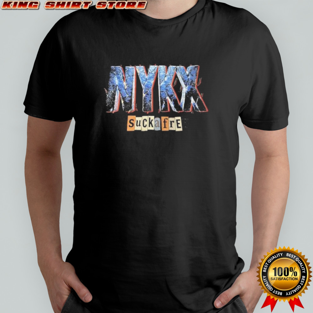 Nyxx Suckafree Typography Graphic shirt