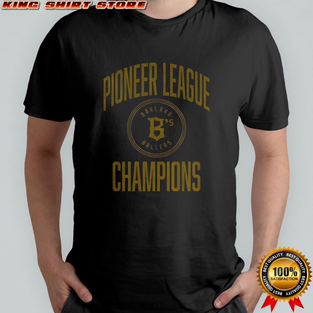 Oakaland Ballers baseball 2025 Pioneer League champions shirt