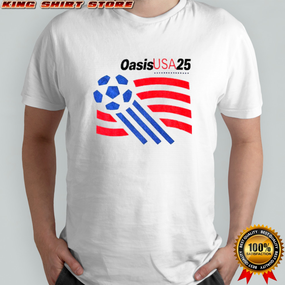 Oasis band USA’25 Rose Bowl shirt
