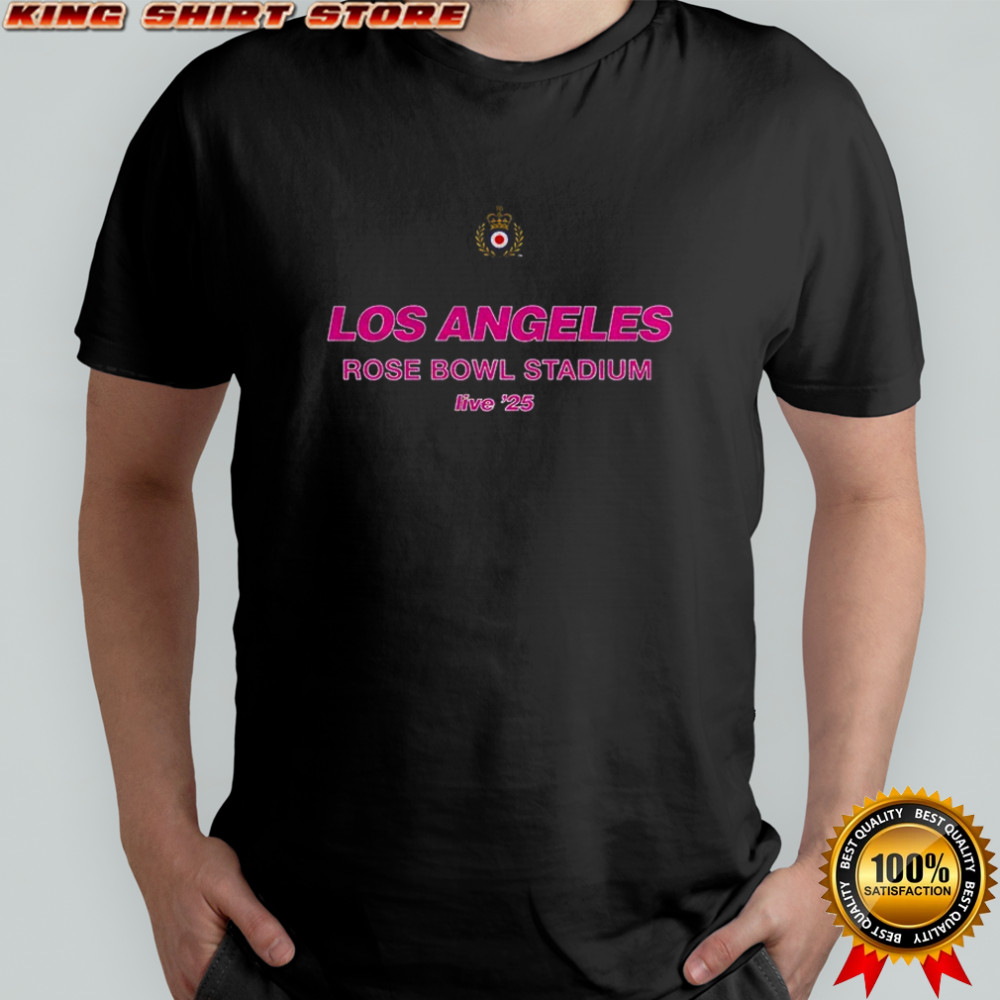 Oasis Los Angeles Rose Bowl stadium live ’25 world tour shirt
