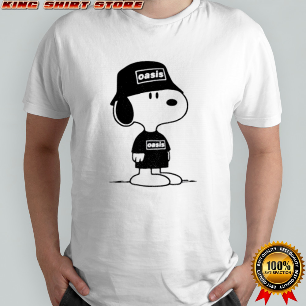 Oasis Snoopy Inspired Britpop music lover shirt