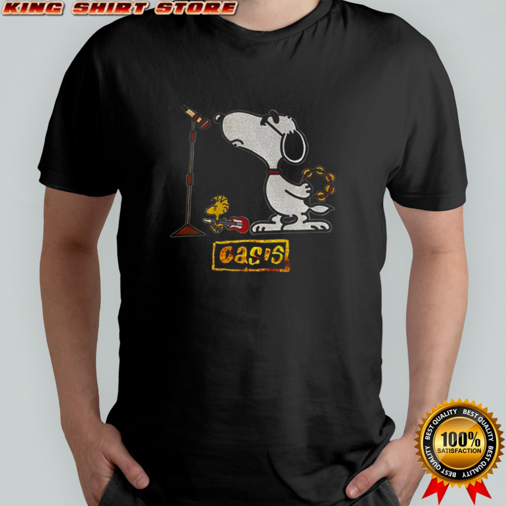 Oasis x Snoopy Vintage Halftone Style shirt