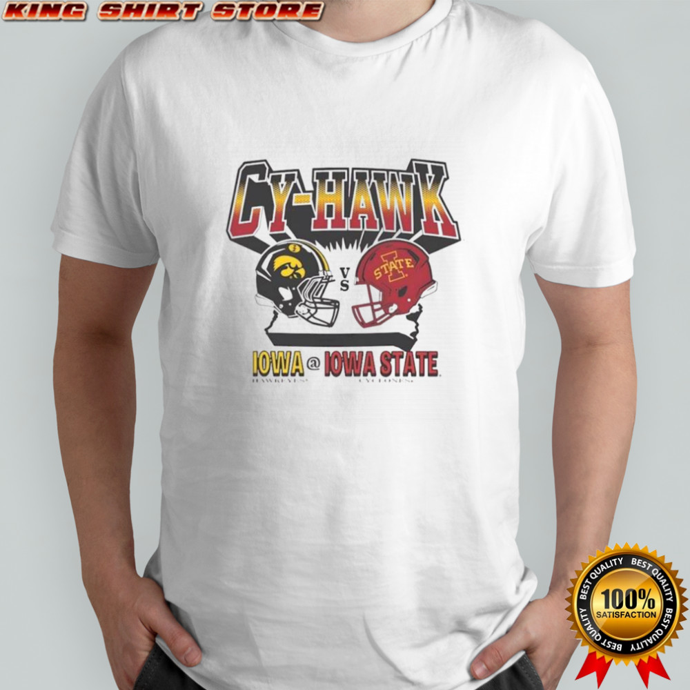 Official Cy-Hawk Iowa Hawkeyes Vs Iowa State Cyclones Helmet T-Shirt Official Cy-Hawk Iowa Hawkeyes Vs Iowa State Cyclones Helmet T-Shirt