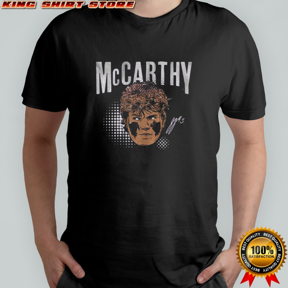 Official J.J. McCarthy Swag Head signature Minnesota football shirt