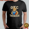 Okc Thunder mascot retro shirt