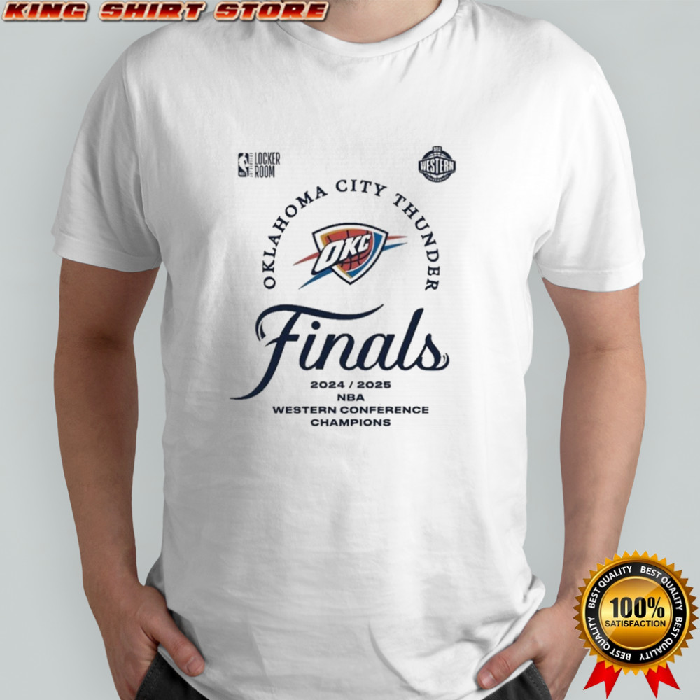 Oklahoma City Thunder Are Western Conference Finals Champions 2025 NBA Playoffs T-Shirt