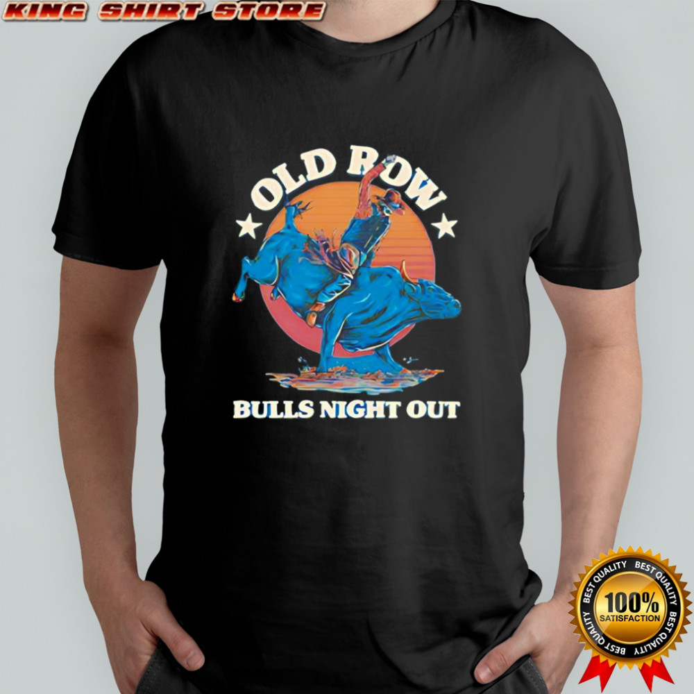 Old Row Bulls Night Out vintage graphic shirt