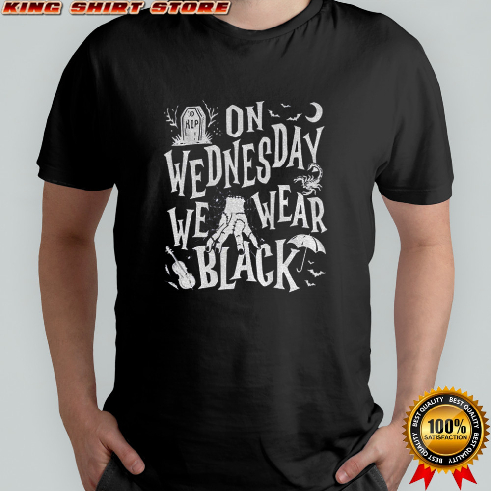 On Wednesdays We Wear Black Wednesdays Season 2 shirt
