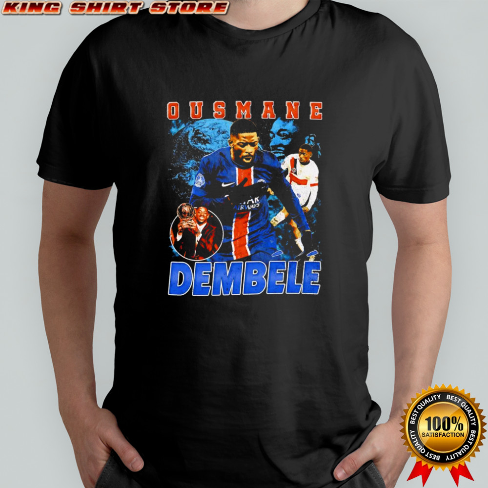 Ousmane Dembele Ballon d’or winner retro shirt