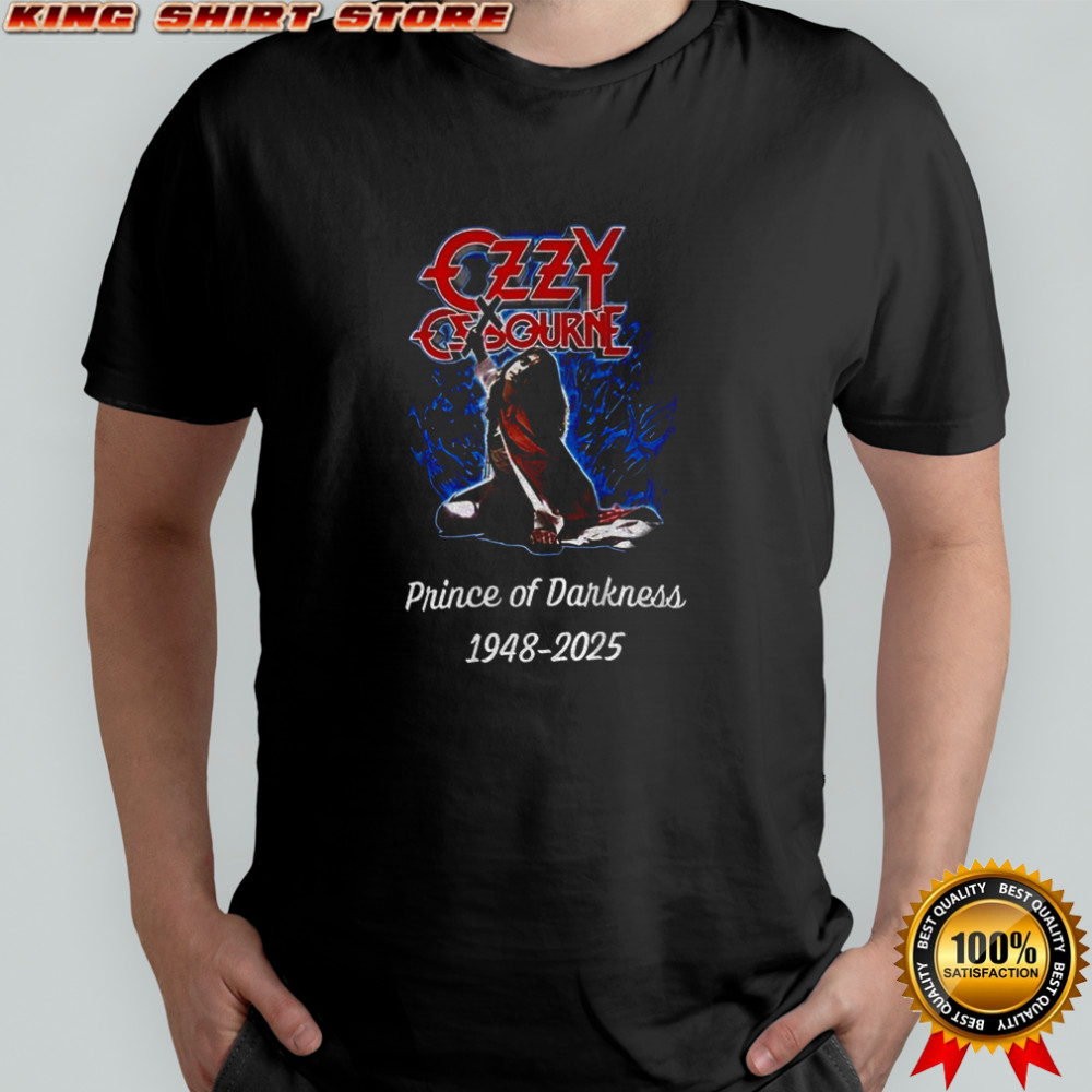Ozzy Osbourne Blizzard of Ozz Prince of Darkness 1948 2025 shirt
