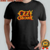 Ozzy Osbourne logo tribute RIP 1948–2025 text shirt