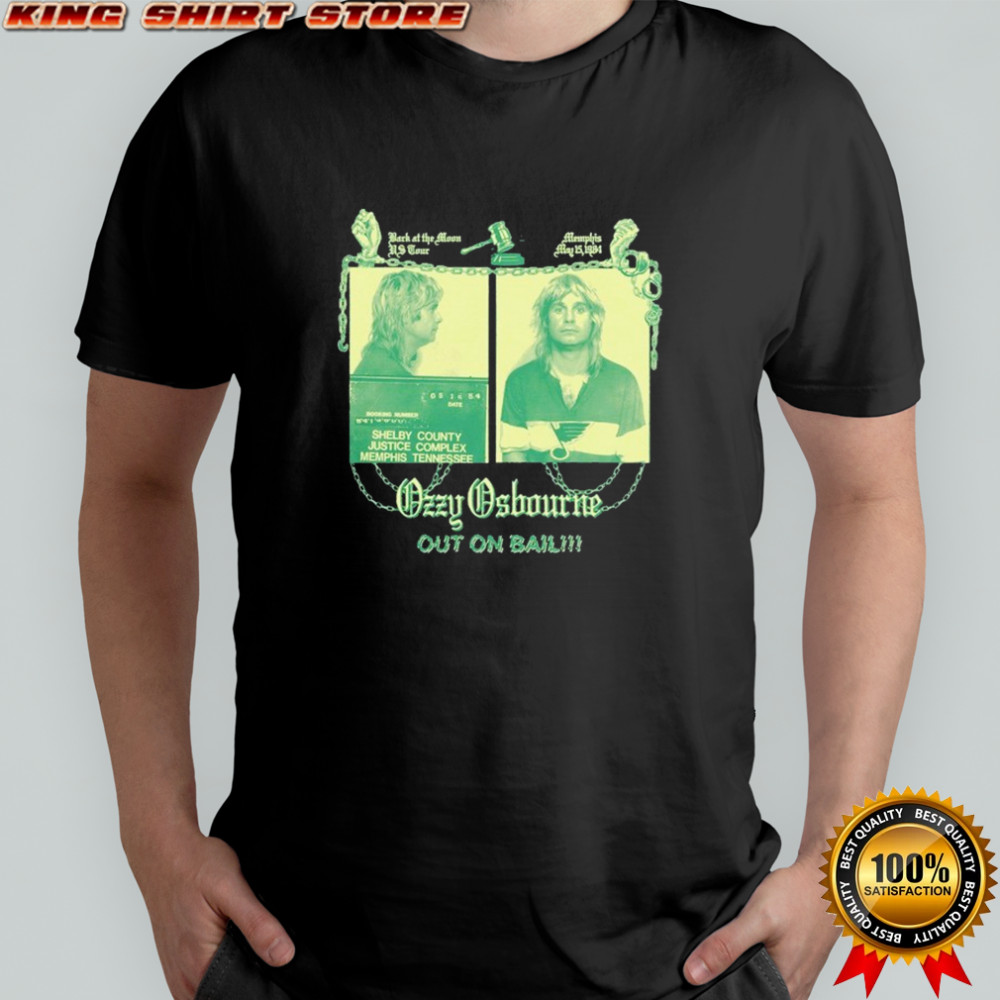 Ozzy Osbourne Out On Bail T-shirt