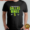 Paige Bueckers Dallas Wings Name and Number shirt