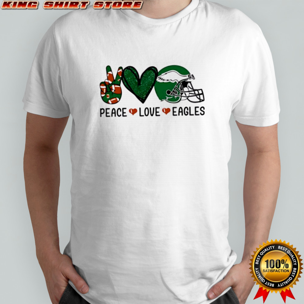 Peace Love Eagles shirt