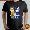 Peanuts Charlie Brown and Snoopy Indiana sports shirt