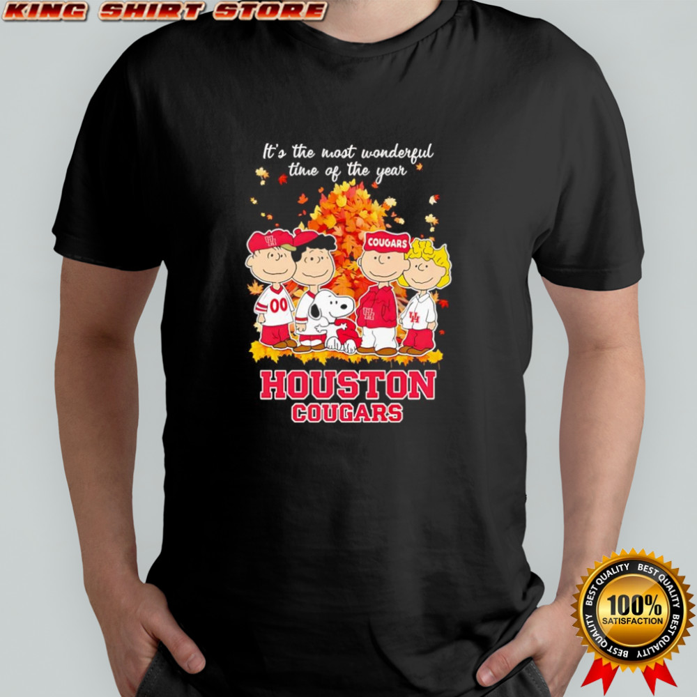 Peanuts it’s the most wonderful time of the year Houston Cougars shirt