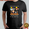 Peanuts ripple in still water when there is no pebble tossed nor wind to blow shirt
