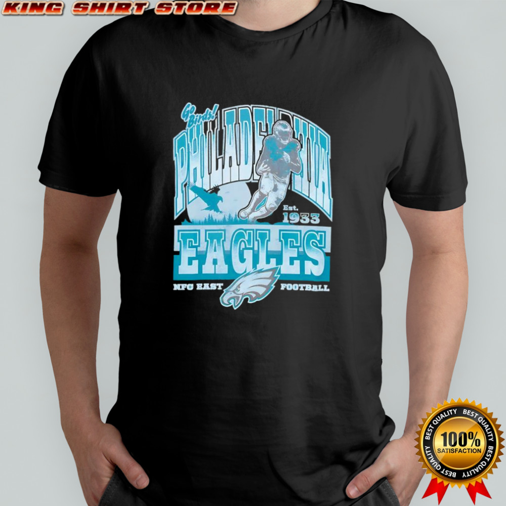Philadelphia Eagles go birds NFC east football est 1933 player logo shirt