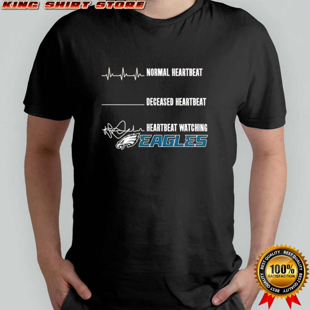Philadelphia Eagles Heartbeat Watching T-Shirt