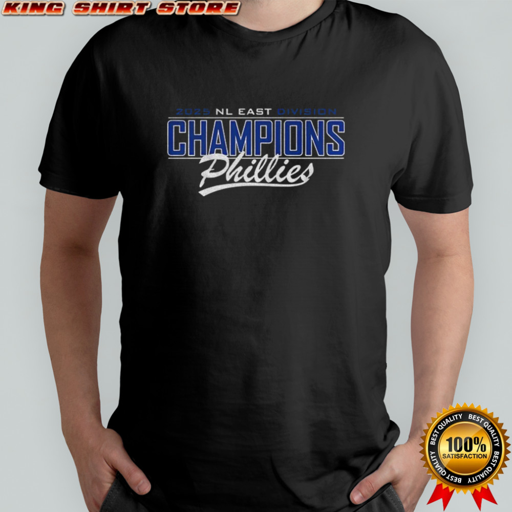 Philadelphia Phillies 2025 NL East Division Champions Baseball MLB shirt