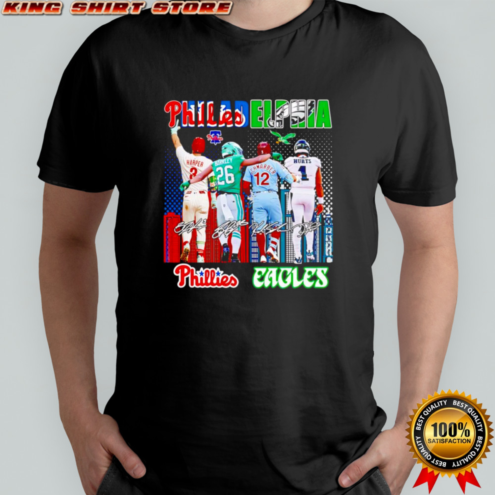 Philadelphia Phillies and Eagles players shirt