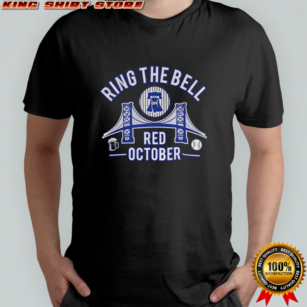 Philadelphia Phillies Baseball Red October ring the bell MLB 2025 shirt
