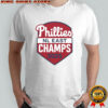 Philadelphia Phillies NL East Champs 2025 Logo T-Shirt