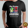 Philadelphia Phillies Red October B2B NL East Division Champions 2025 Mascot T-shirt