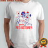 Philadelphia Phillies red october baseball player graphic Halloween shirt