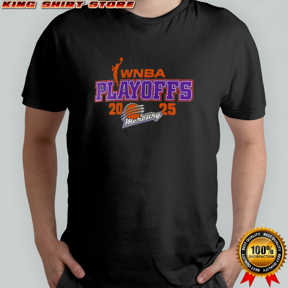Phoenix Mercury Basketball WNBA Playoffs 2025 logo shirt