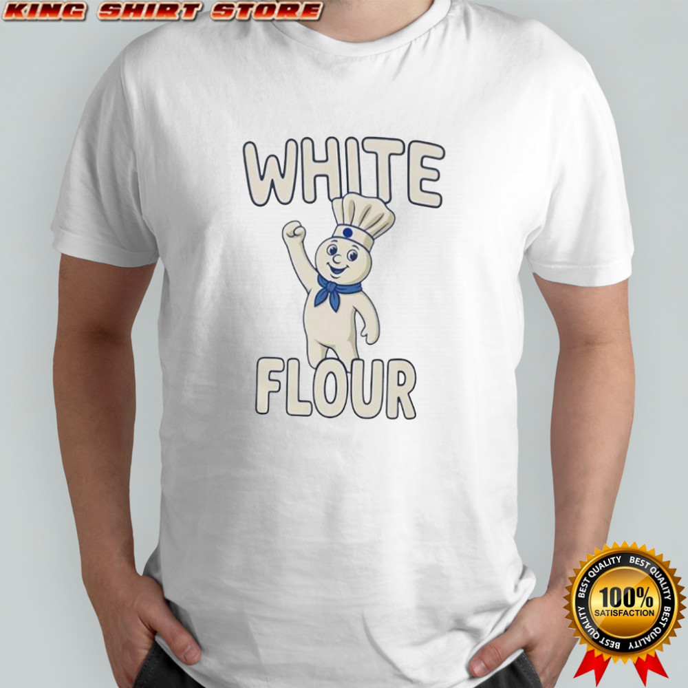 Pillsbury Doughboy White flour mascot shirt