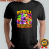 Pitbull Makes Me Happy You Not So Much Halloween dog graphic shirt