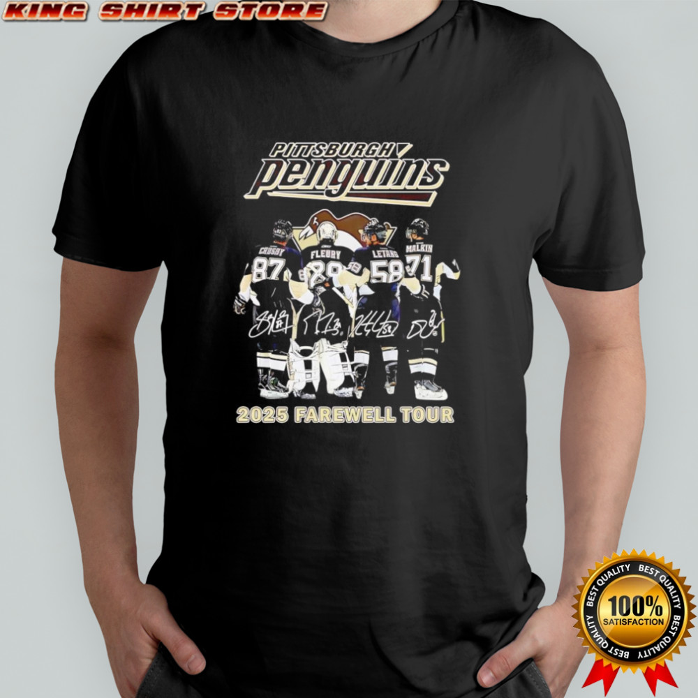 Pittsburgh Penguins 2025 Farewell Tour signature shirt