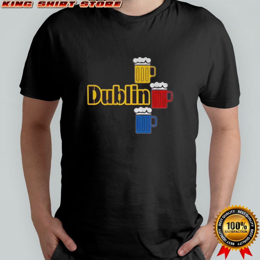 Pittsburgh Steelers Dublin beers shirt
