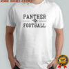 Plano East Crown Trio Panther Football Bar Lines T-Shirt