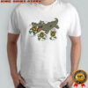 Playful crocodile dangerous summer shirt