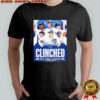 Postseason 2025 Clinched New York Yankees poster shirt