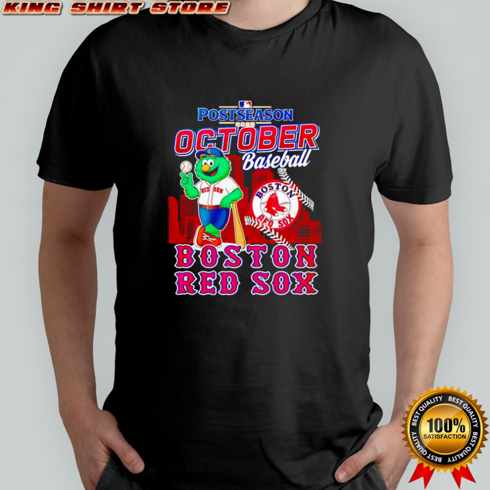 Postseason 2025 October baseball Boston Red Sox mascot shirt