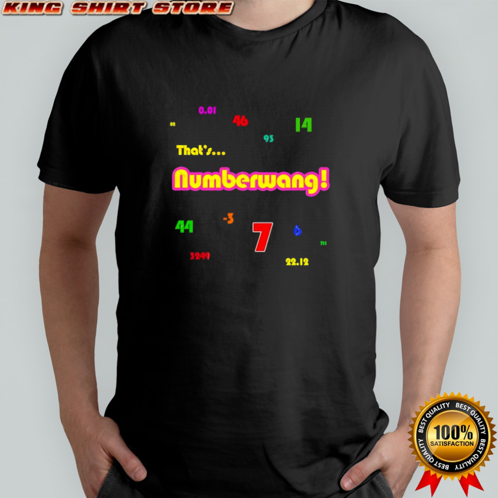 Powerball Numbers Numberwang shirt