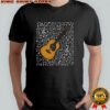 Premium Acoustic Guitar Musical Notes Guitarist Music Teacher Songwriter T-Shirt