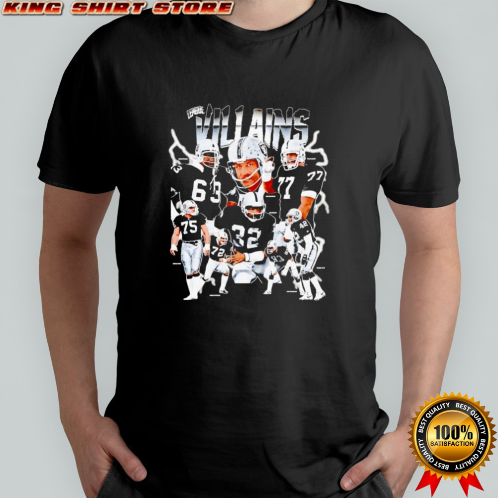 Raiders League Villains Football Players Vintage shirt