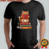 Reading Book Cat Bookish Librarian Reader Book Lover shirt