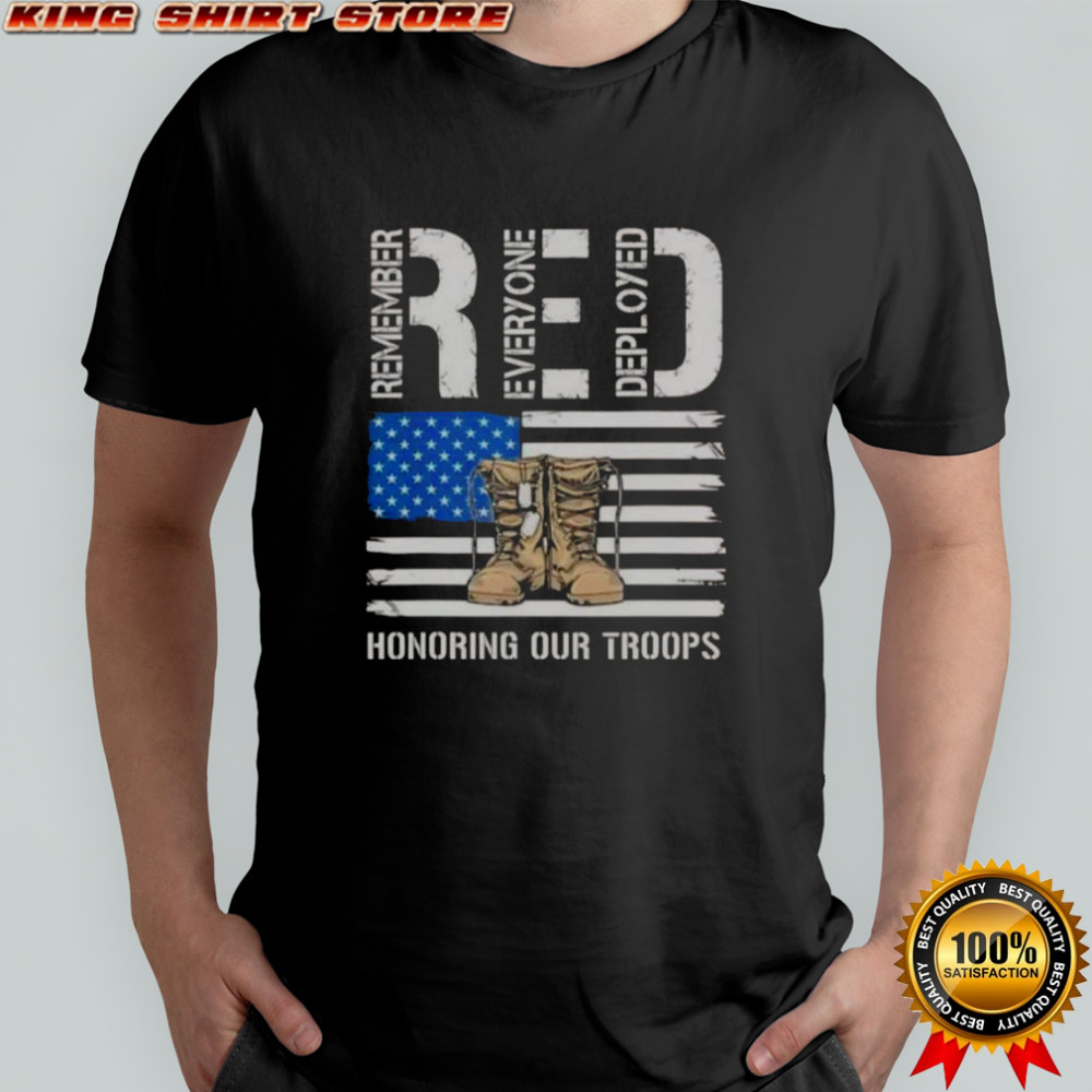 RED Honoring Our Troops T-Shirt
