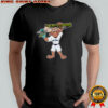 Reindeer wearing baseball uniform holding a rocket launcher shirt