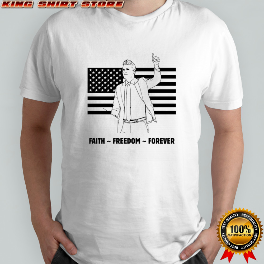 R.I.P Charlie Kirk freedom is not free flag shirt