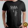 Saba Pivot The Big Picture 2026 Tour Dates T-shirt
