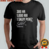 Salvador Perez 300 Homers & 1000 RBI signature shirt