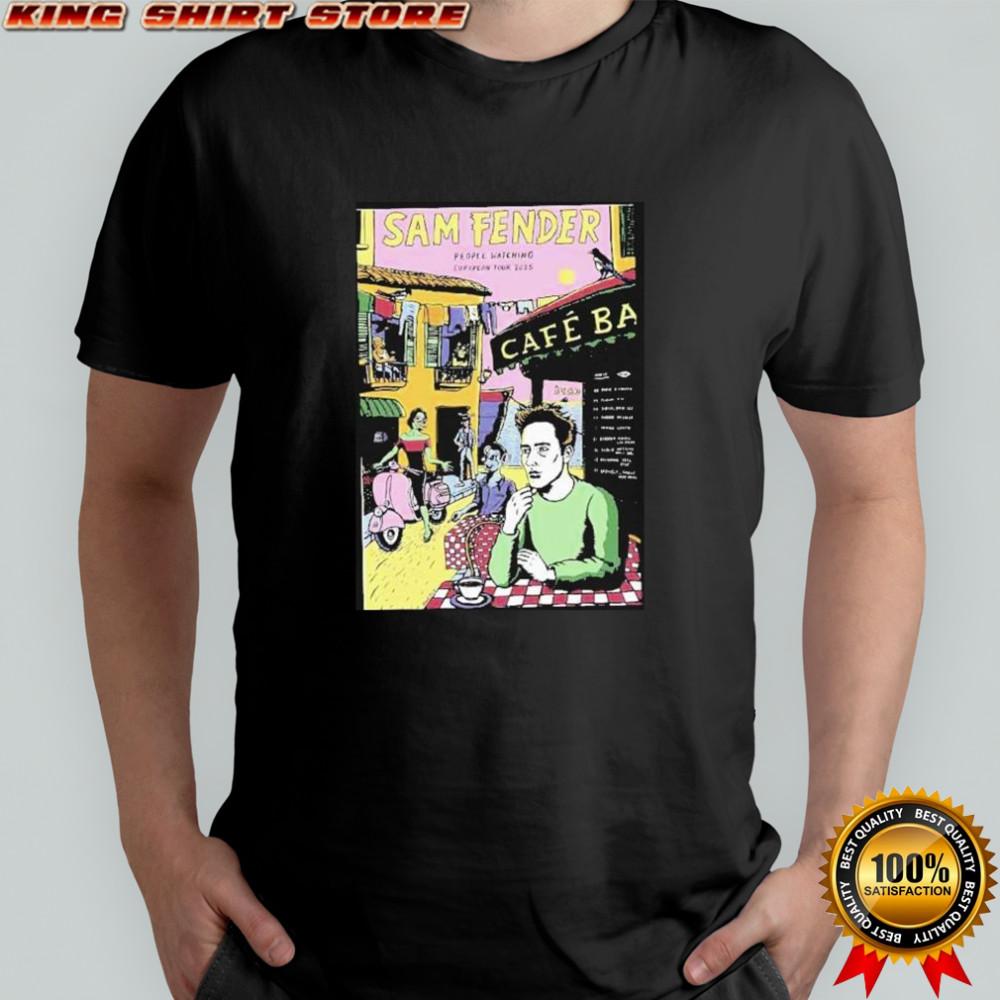 Sam Fender People Watching European Tour 2025 T-shirt